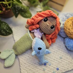 Maya, a menina sereia – Receita de Amigurumi em PDF