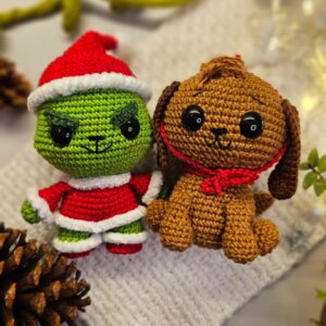 Grinch e Max – Receita de Amigurumi em PDF