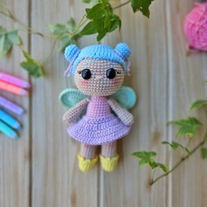 Candy, a fada – Receita de Amigurumi em PDF