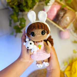 Receita de Amigurumi em PDF - Cacau e Bunny