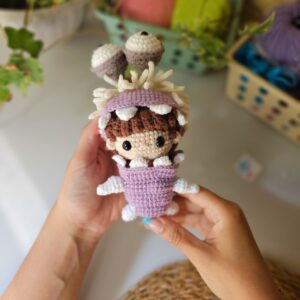 Receita de Amigurumi em PDF- Boo e Fantasia (Monstros s.a)